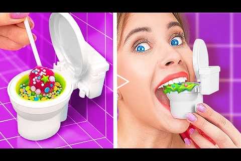 PARENTING FOOD HACKS & TRICKS || Good VS Bad Parents! Best Snack Situations by 123 GO! FOOD