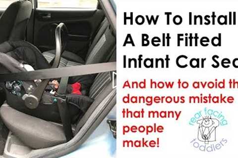 Is your baby's infant car seat fitted correctly?? Please watch this video to make sure!