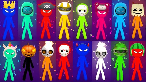 Stickman Party Tournament All Random Funny Minigames 1 2 3 4 Player Games 2022 Gameplay iOS