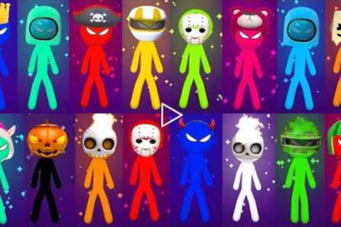 Stickman Party Tournament All Random Funny Minigames 1 2 3 4 Player Games 2022 Gameplay iOS