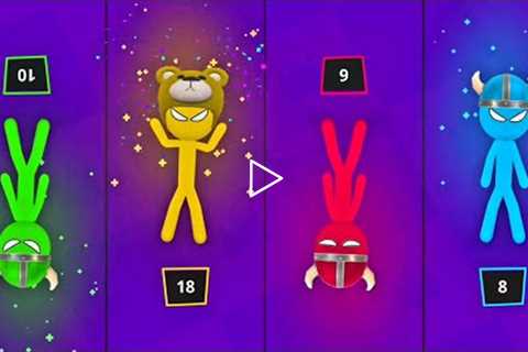 StickMan Funny Minigames - Stickman Party 1 2 3 4 Player Gameplay Android IOS