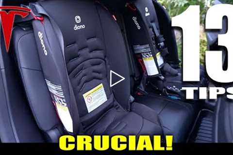 🎓13 Crucial Car Seat Safety & Install Tips | Tesla Model Y & 3 Guide