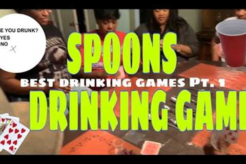 One of the BEST DRINKING games EVER | Play SPOONS