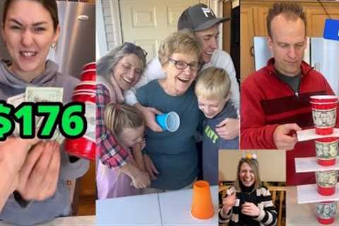 Greatest Cup Games. Christmas Family funny Challenges game!🤣 #gaming #christmas #familygames #fun