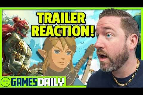 Final Zelda: Tears of The Kingdom Trailer Reactions - Kinda Funny Games Daily 04.13.23