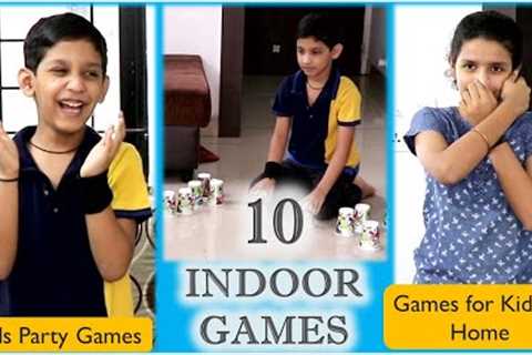 10 Indoor games for kids | One minute games | Birthday party games for kids | Birthday party games