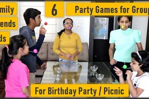 6 Games for Kids Party | Funny games for kids | Birthday Party Games | Party games for Groups