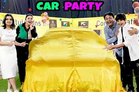 CAR PARTY | Celebration of New Car with Family | 500th Episode | Aayu and Pihu Show