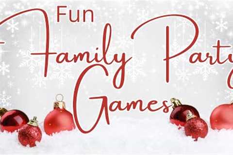 FAMILY CHRISTMAS PARTY GAMES | FUN AND HILARIOUS GAMES FOR ALL AGES