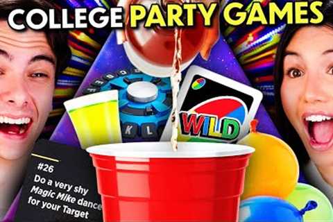 College Kids Play The Craziest College Party Games! | Try Not To Fail