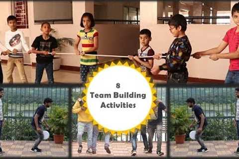 8 Team building activities | 8 Team building games | Outdoor Games | Indoor Games